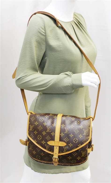 louis vuitton monogram canvas saumur 30 messenger bag|saumur bb monogram.